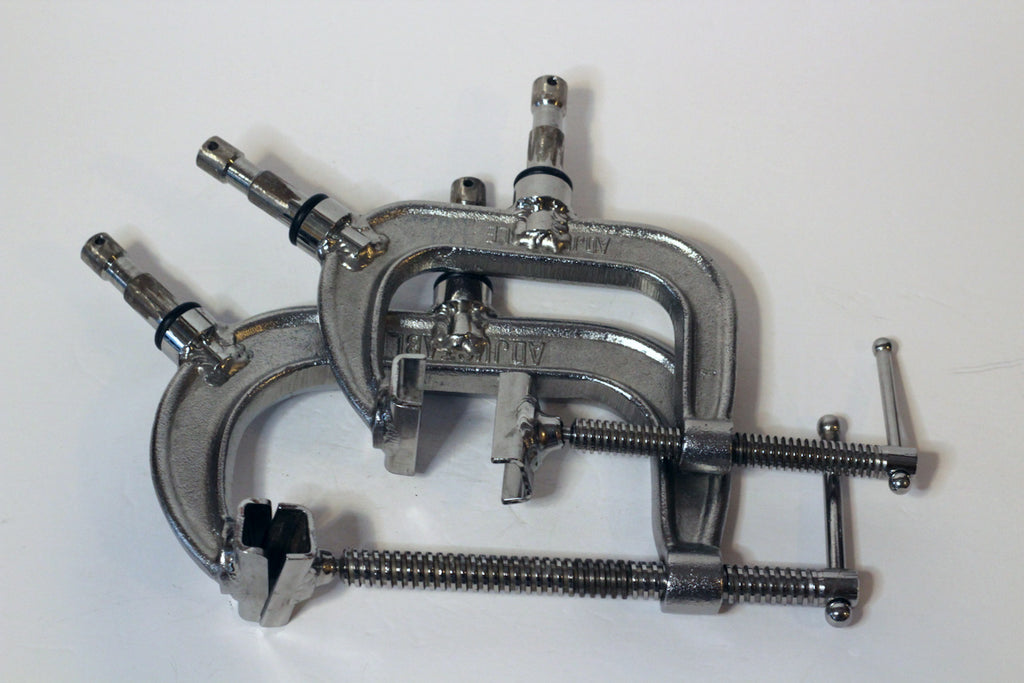 Two Matthews C-clamps - 1460 4" and 1460 6"