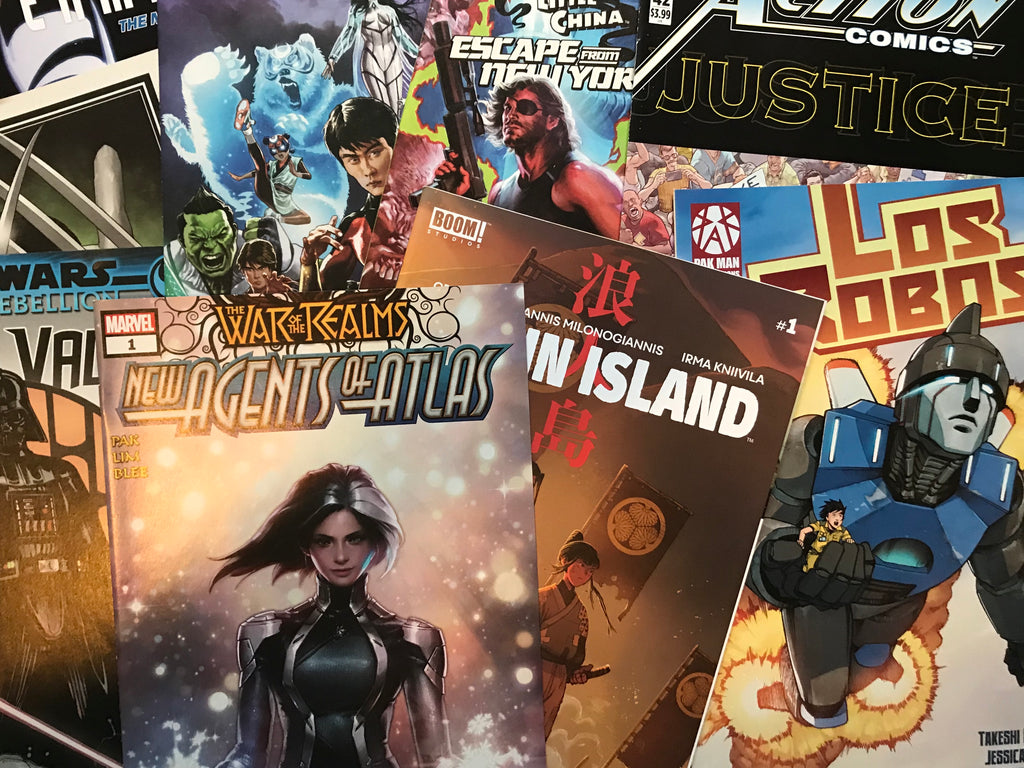 Mystery box of 10 comics signed by Greg Pak!