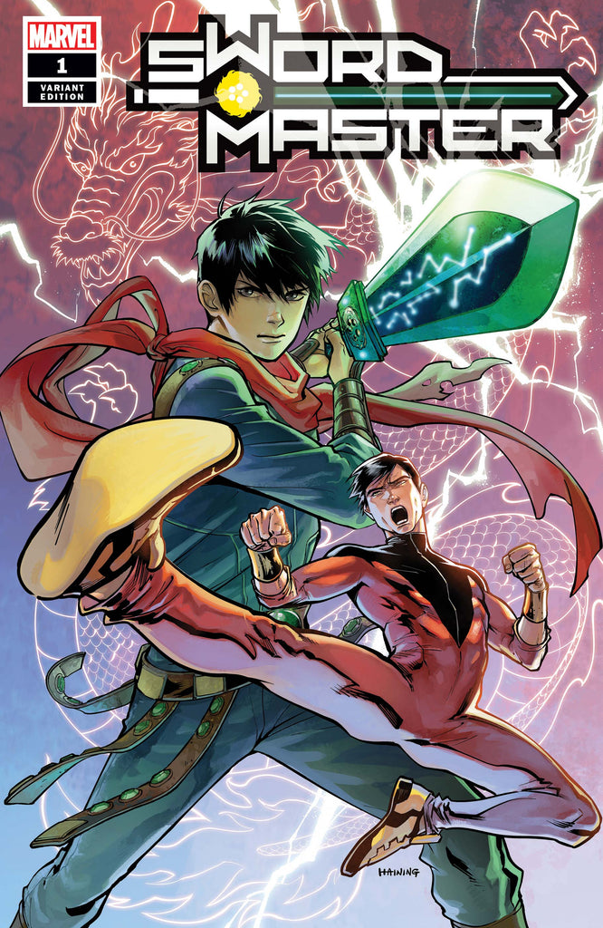 SWORD MASTER #1 - rare H Haining 1:50 variant cover! Signed by Greg Pak