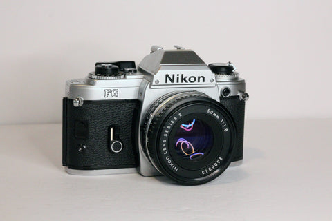Nikon FG 35mm camera with Nikon Series-E 50mm f1.8 lens - film tested!