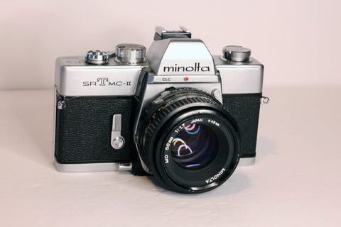 Minolta SRT-MCii with Minolta MD 50mm f1.7 lens - READ