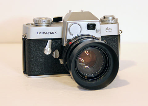 Leicaflex camera with Leitz Wetzler Summicron-R 50mm f2 1 cam lens - film tested!